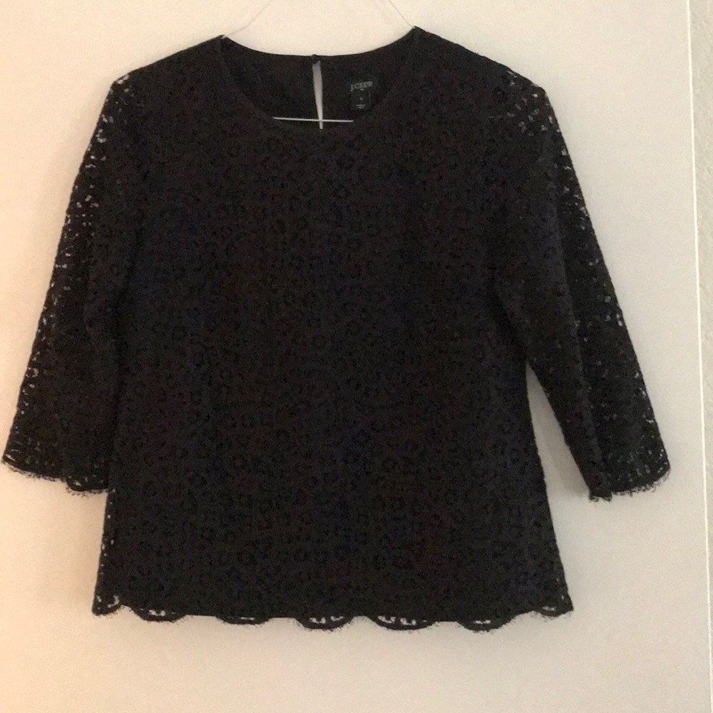 Black lace Blouse- J Crew